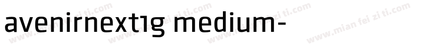 avenirnext1g medium字体转换